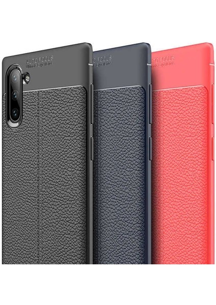 Samsung Galaxy Note 10 Kılıf Niss Silikon Deri Görünümlü Siyah fiyatları