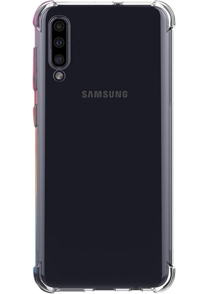 Samsung Galaxy A30S Kılıf Antishock Ultra Koruma Sert Kapak Şeffaf