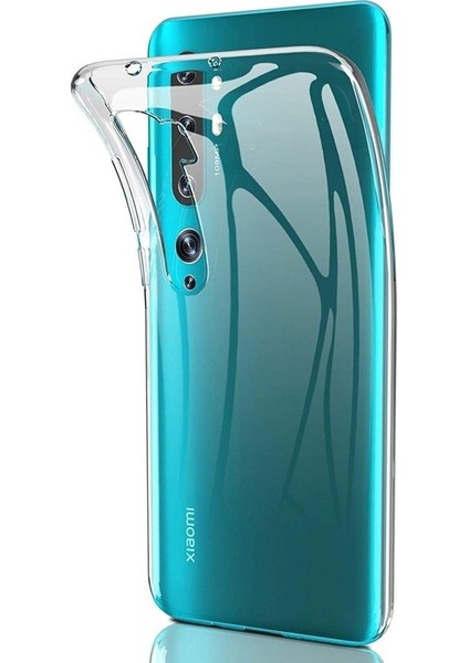 Xiaomi Mi Note 10 Pro Kılıf Süper Silikon Yumuşak Arka Koruma Şeffaf