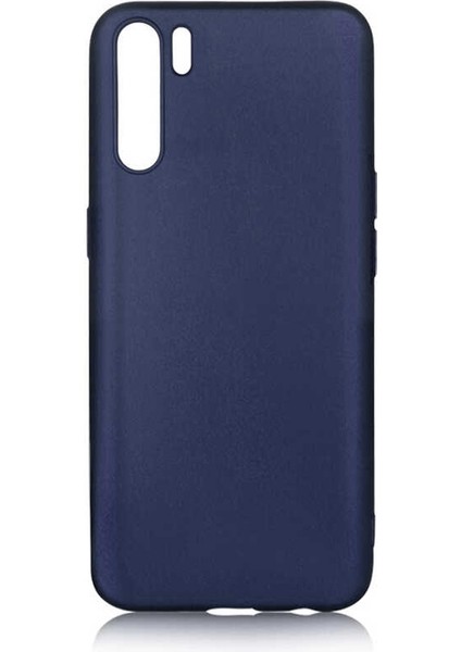 Oppo Reno 3 Kılıf Premier Silikon Esnek Koruma Lacivert