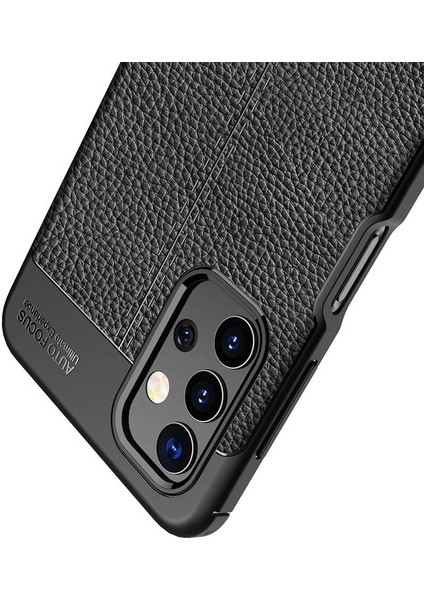 Samsung Galaxy A32 5g Kılıf Niss Silikon Deri Görünümlü+Nano Glass Siyah fiyatları
