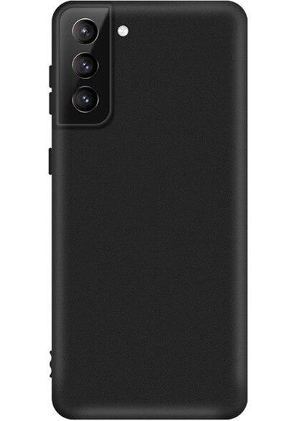 Samsung Galaxy S21 Plus 5g Kılıf Mat Soft Premier Silikon Siyah