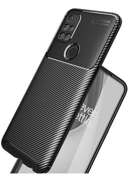 Oneplus Nord N10 5g Kılıf Negro Karbon Dizayn Silikon Lacivert fiyatları