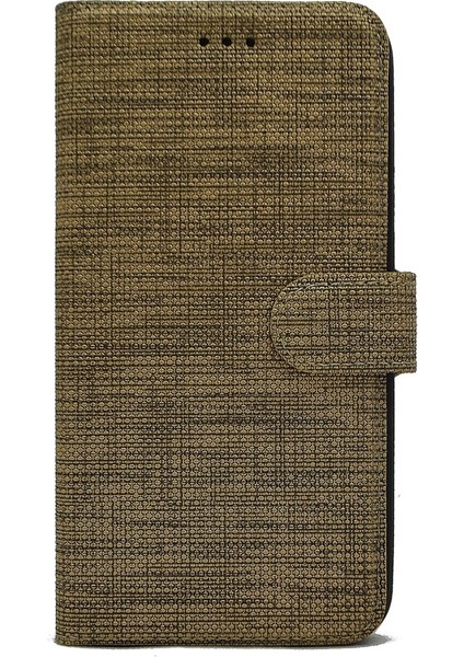 Samsung Galaxy A7 2018 Kılıf Kartvizitli Exclusive Spor Cüzdan Kahverengi