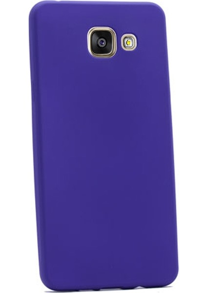 Samsung Galaxy A7 2016 Kılıf Premier Silikon+Nano Glass Mor