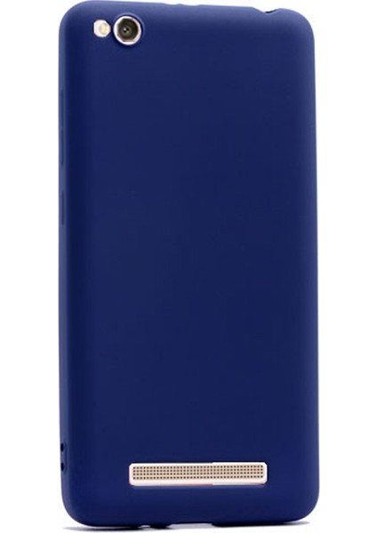 Xiaomi Redmi 4A Kılıf Premier Silikon Kılıf+Nano Glass Lacivert
