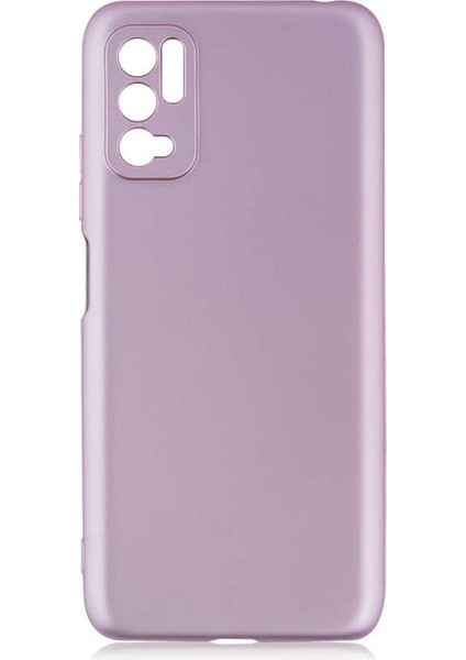 Xiaomi Poco M3 Pro 5g Kılıf Kamera Korumalı Mat Soft Premier Silikon+Nano Glass Bronz