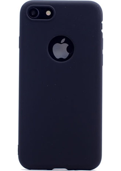 Apple iPhone 8 Kılıf Premier Silikon Kılıf+Nano Glass Koruyucu Siyah