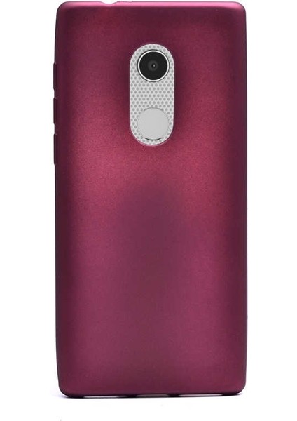 Alcatel 3 Kılıf Premier Lüx Yumuşak Silikon Mürdüm