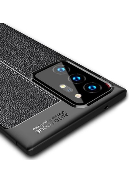 Samsung Galaxy Note 20 Ultra Kılıf Niss Silikon Deri Görünümlü Lacivert fırsatları