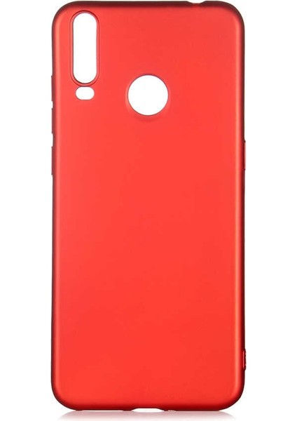 General Mobile Gm 10 Kılıf Premier Mat Silikon Esnek Koruma Kırmızı