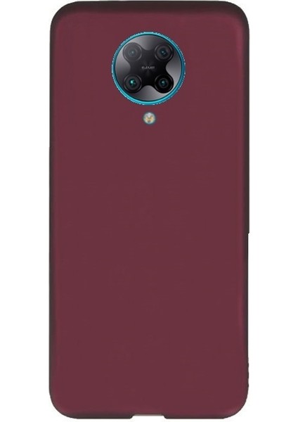 Xiaomi Poco F2 Pro Kılıf Premier Silikon Esnek Koruma Mürdüm