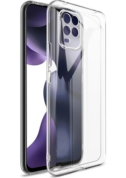 Xiaomi Mi 10 Lite Kılıf Kamera Korumalı Şeffaf Silikon Renksiz