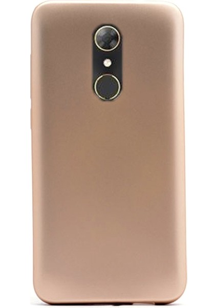 Alcatel A7 Kılıf Premier Silikon Esnek Silikon Gold