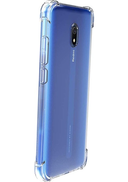 Xiaomi Redmi 8A Kılıf Antishock Ultra Koruma Kapak+Nano Glass Şeffaf