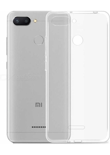 Xiaomi Redmi 6 Kılıf Süper Silikon Yumuşak Arka Koruma Şeffaf
