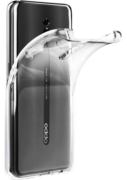Oppo Reno 2 Kılıf Süper Silikon Yumuşak Arka Koruma Şeffaf
