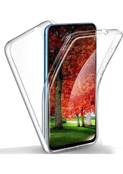 Huawei Y5 2019 Kılıf Ön Arka Şeffaf Silikon Koruma Şeffaf