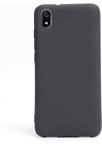 Xiaomi Redmi 7A Kılıf Premier Silikon Esnek Koruma+Nano Glass Siyah