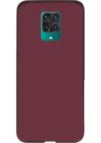 Xiaomi Redmi Note 9 Pro Kılıf Premier Silikon Esnek Koruma Mürdüm