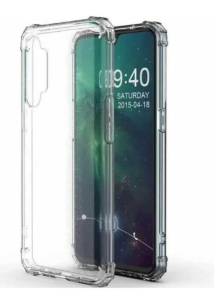 Realme Xt Kılıf Antishock Ultra Koruma Sert Kapak+Nano Glass Şeffaf