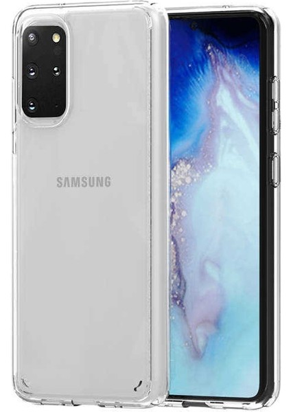 Samsung Galaxy S20+ Plus Kılıf Coss Şeffaf Sert Kapak Şeffaf