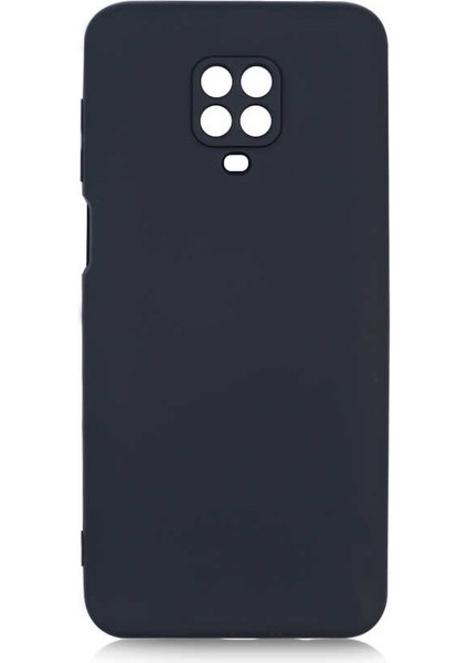 Xiaomi Redmi Note 9s Kılıf Mara Silikon Mat Soft Kamera Korumalı Lansman Siyah