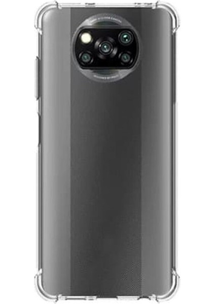 Xiaomi Poco X3 Pro Kılıf Antishock Sert Kapak+Nano Glass Renksiz