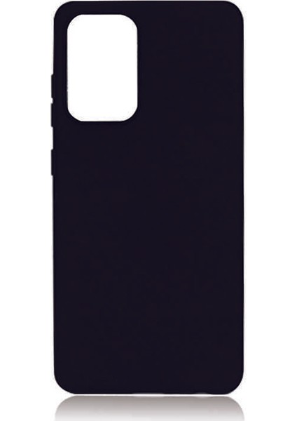 Samsung Galaxy A52 Kılıf Premier Mat Soft Silikon Siyah