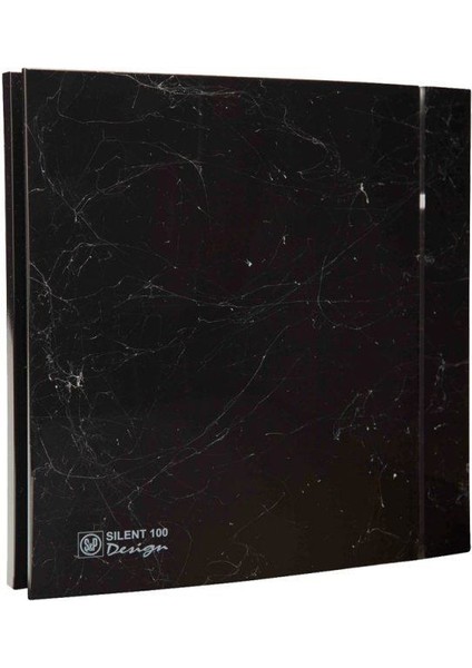Dekoratif Silent Design 100 Marble Black Soler Palau Dış Kapağı Sanatsal Görsel Kapak Siyah Mermer Seramik Sp Havalandırma Dekor