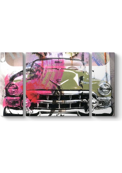 Popart Klasik Araba Tablosu - Tabloshop