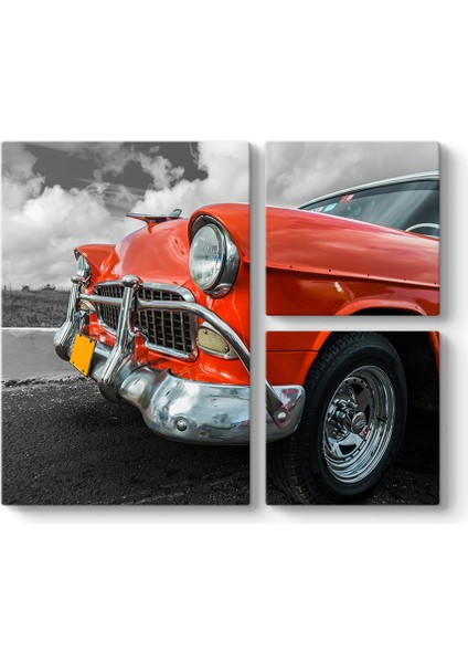 Siyah Beyaz Chevrolet Tablosu - Tabloshop