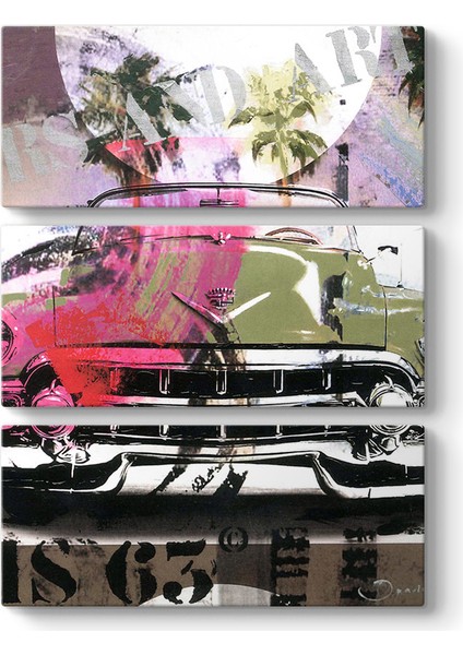 Popart Klasik Araba Tablosu - Tabloshop