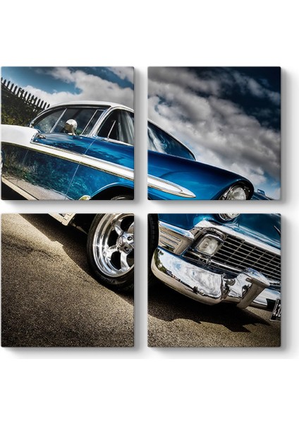 Klasik Hdr Araba Tablosu - Tabloshop