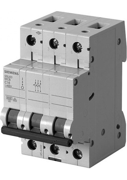 3X16A C/6ka W Otomatik Sigorta Sıemens