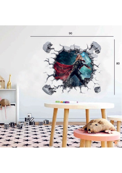 Atalya Reklam 3D Thor 80X90 Sticker