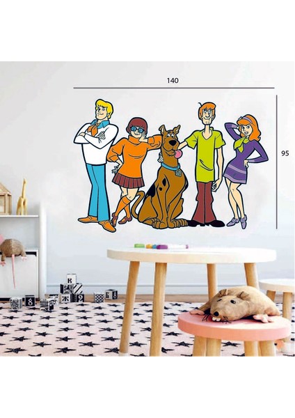 Atalya Reklam Scooby Doo 95X140 Sticker