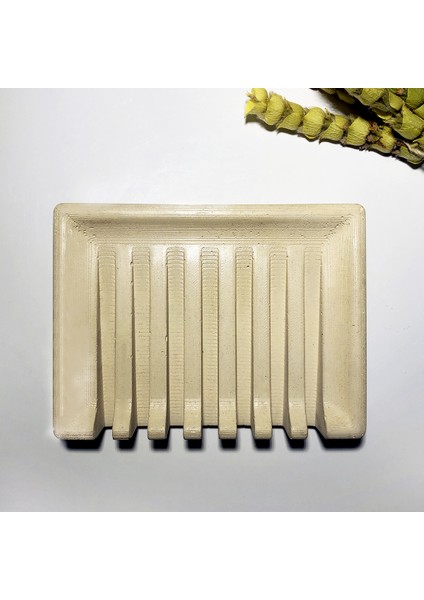 Wavy Beton Sabunluk (Sarı)