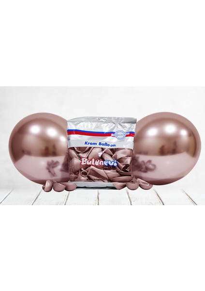 Balon Krom Parlak 12 Inc Rose Gold ( 50 Adet ) fiyatları