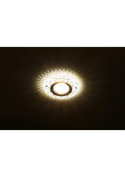 5 Adet Ct 6598 Cata LED Çerçeveli Günışığı Kristal Camspot Kasası