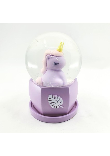 Hediye Kesesi Kar Küresi Mini Unicorn