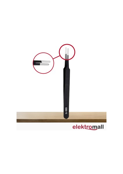 Esd-13 Antistatik Siyah Cımbız