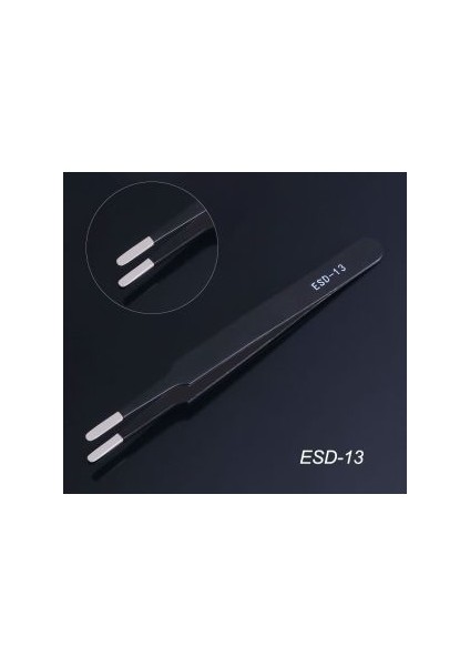 Esd-13 Antistatik Siyah Cımbız