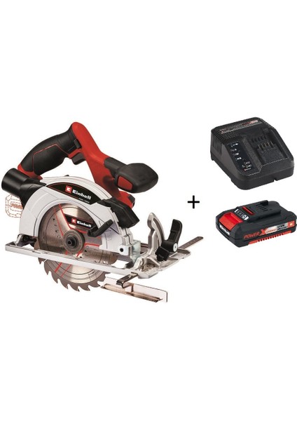 Te-Cs 18/165-1 Li Akülü Daire Testere + 2.0 Ah Starter Kit