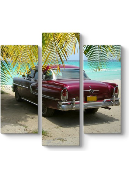 Küba Sahili ve Araba Tablosu