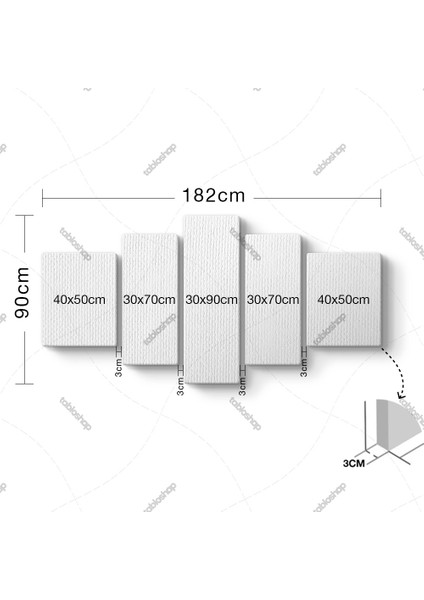 Koşan Atlar Panorama Tablo