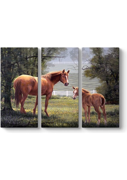 Yağlıboya Atlar Tablosu