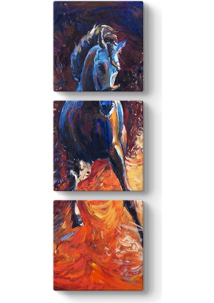 Yağlıboya Baskı At Tablosu