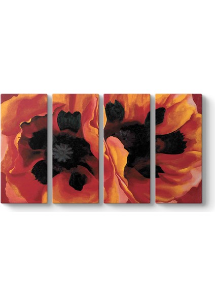 Georgia Okeeffe - Oriental Poppies Tablosu