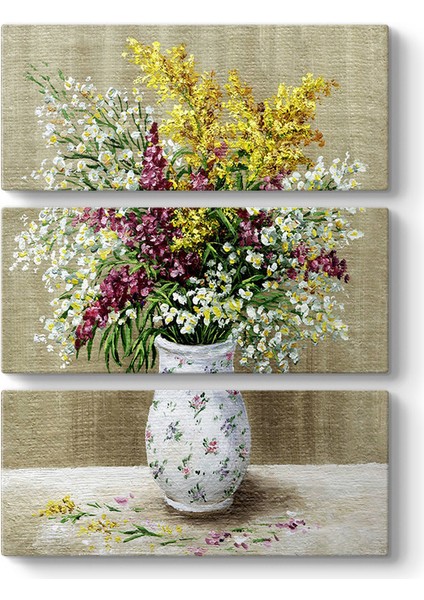 Eski Çiçek Vazo Iv Tablosu